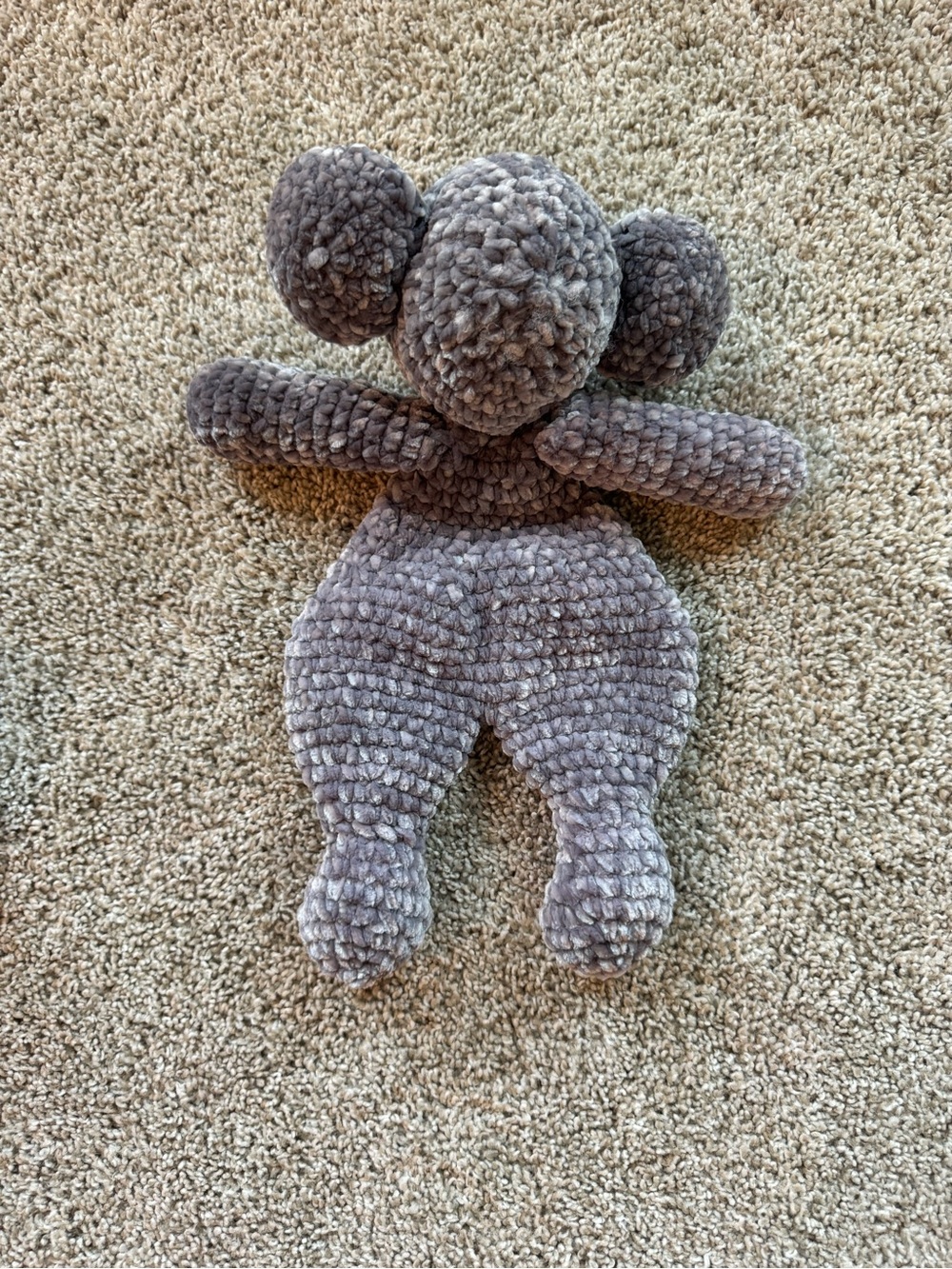 Baby Lovey Security Blanket Lot Bunny Koala Giraffe Neutral Plush animal 3 Piece - Picture 5 of 16